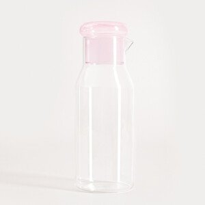 Karafa LATTRICE s růžovým víkem 758058 850 ml