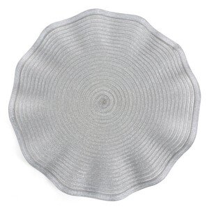 Podložka pod talíř JUNE stříbrná (6 ks)