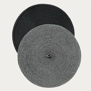 Podložka pod talíř LANDO černá 761584 (2 ks)