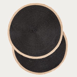 Podložka pod talíř PLAR černá 761478 (2 ks)