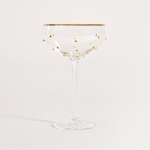 Sklenice na stopce PEDRA s tečkami 763298 260 ml