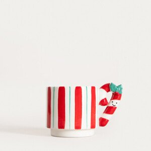 Hrnek JUNDI červený / bílý 760396 350 ml