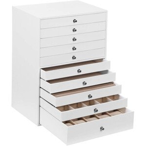 Bílá šperkovnica JBC10W