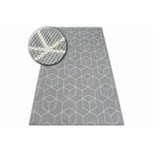 Koberec SIZAL FLAT 48655/637 Kostky 3D