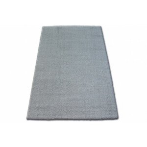 Koberec Micro fiber soft shaggy stříbrný