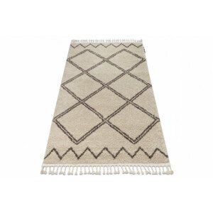 Koberec BERBER ASILA B5970 krém / hnědý Fredzle berber marokánský
