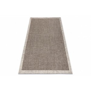 Koberec SIZAL FLOORLUX 20401 Ramka taupe / šampan