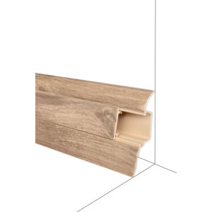 Podlahová lišta Döllken W468 - Dub Keltský - délka 250 cm Ukončení P