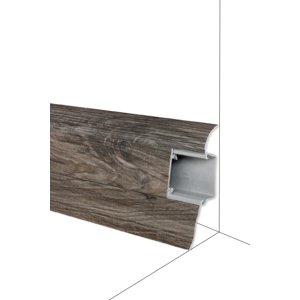 Podlahová lišta Döllken W472 - Ořech Pekan - délka 250 cm Ukončení P