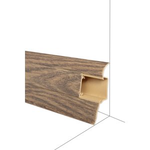 Podlahová lišta Döllken W473 - Borovice Sicílska - délka 250 cm Ukončení P