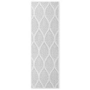 Kusový běhoun Northrugs Duet 106246 White Grey 80x250 cm