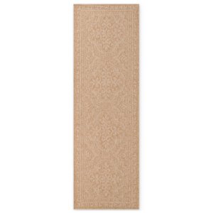 Kusový běhoun Northrugs Duet 106252 Jute White 80x250 cm