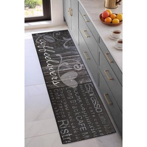 Předložka do kuchyně LUNA 103 black 60x180 cm