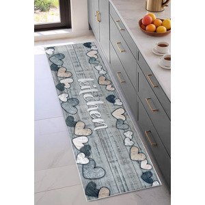 Předložka do kuchyně LUNA 101 grey 60x180 cm