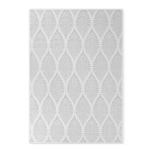Kusový koberec Northrugs Duet 106246 White Grey 200x290 cm