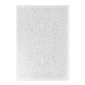 Kusový koberec Northrugs Duet 106249 White Grey 200x290 cm
