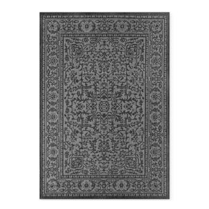 Kusový koberec Northrugs Duet 106248 Black White 200x290 cm