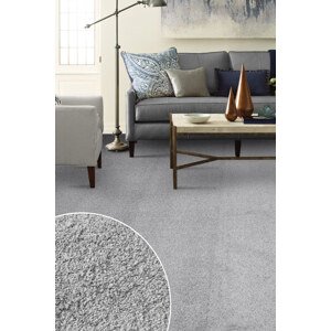 Metrážový koberec PONZA 34183 šedý 400 cm