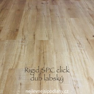 Rigid Vinyl Floor click Dub Labský - vzorek